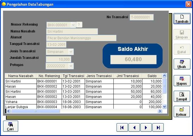 contoh program dengan visual foxpro database for windows